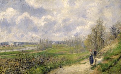 La Sente du Chou, in der Nähe von Pontoise, 1878 von Camille Jacob Pissarro